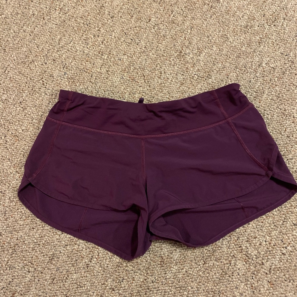 Lululemon purple shorts
